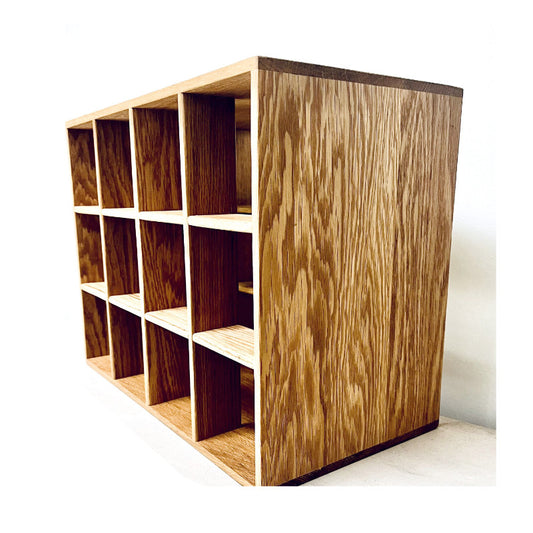 12 Bottle Solid Oak Wine Rack