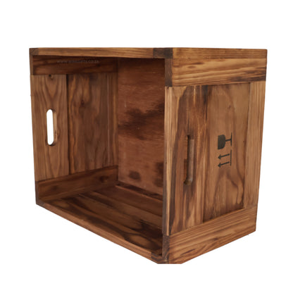 24 Bottle Empty Compartment Wine Crate