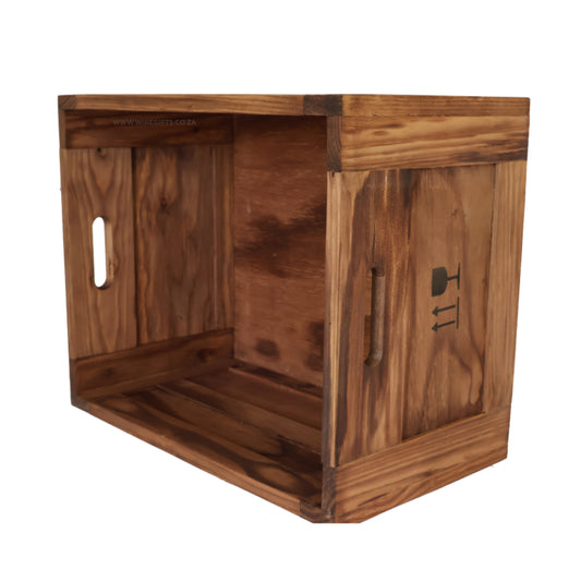 24 Bottle Empty Compartment Wine Crate