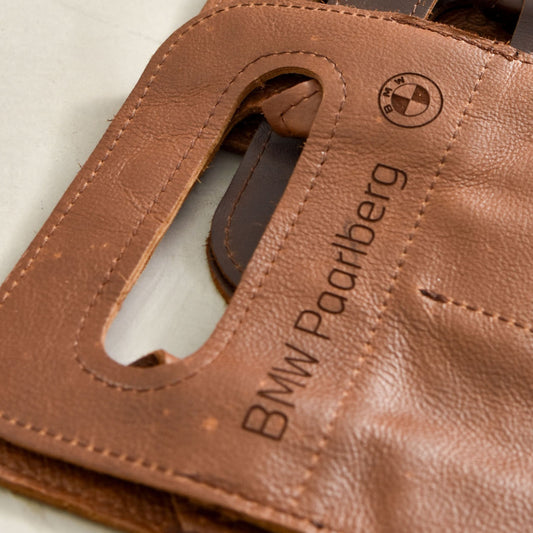 Two Bottle Leather Wine Bag - Incl. Engraving