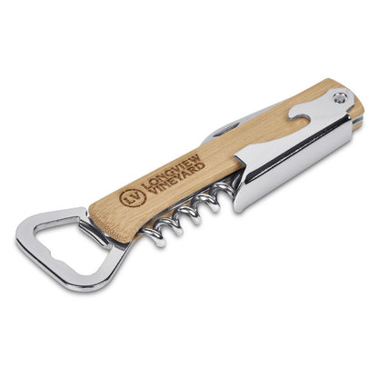 Bamboo Waiters Friend Corkscrew