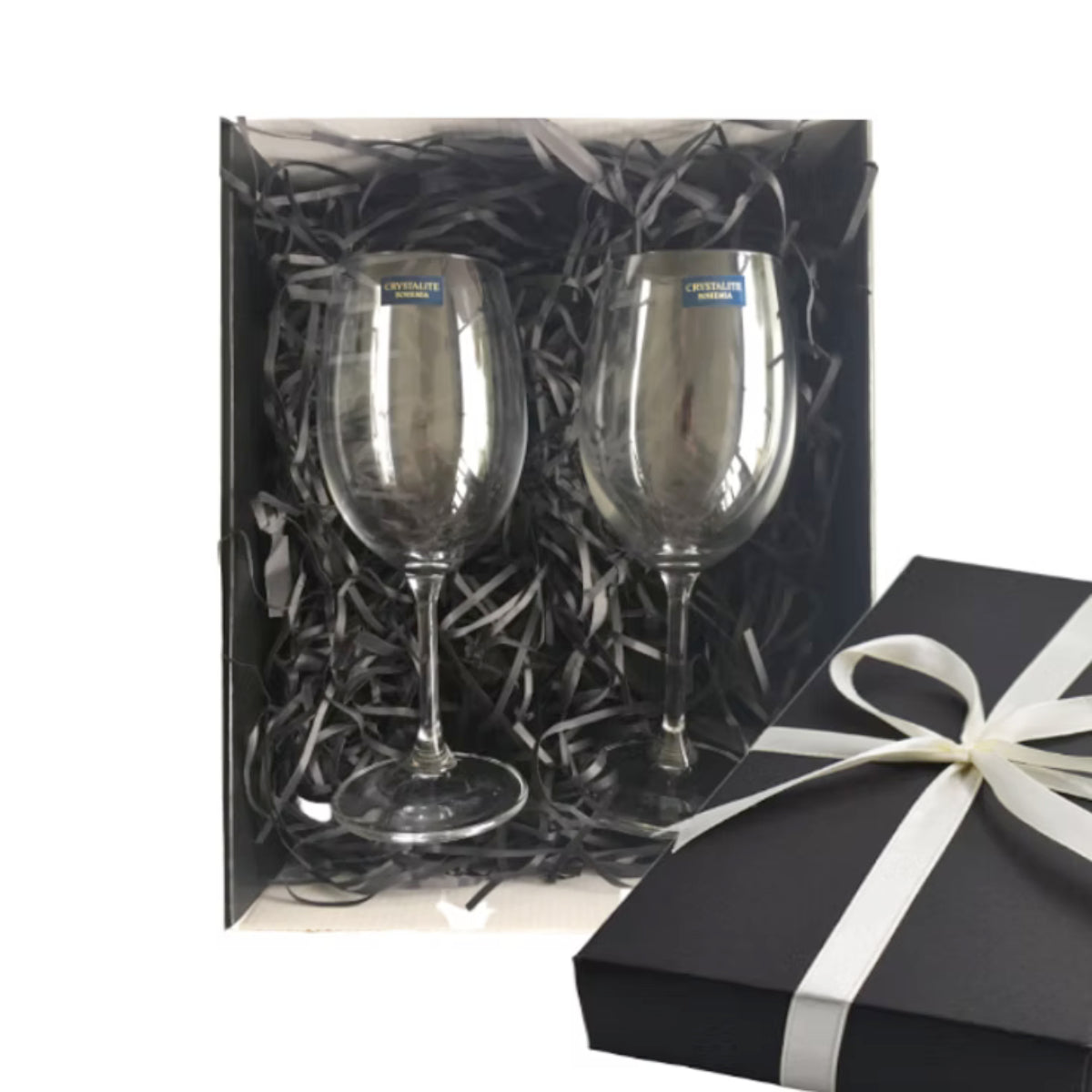 Engraved Wine Glasses - Set of 2