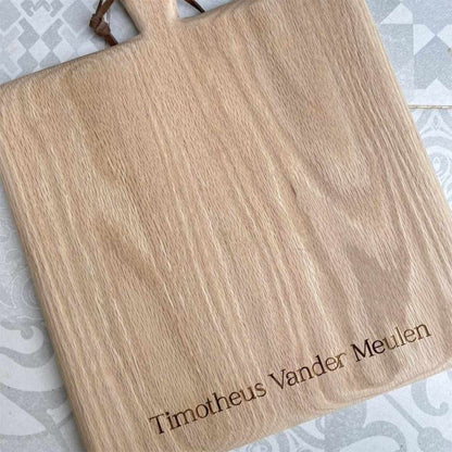 Tapered Oak Cheese Board - Incl. Engraving